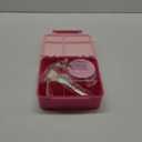 Kids Bento Lunch Box with 8oz Soup Thermo, Kids Leakproof Lunch Food Containers with 4 Compartment,Insulated Hot Food Jar with Lunch Bag for School, Travel (Pink-No lunch bag)