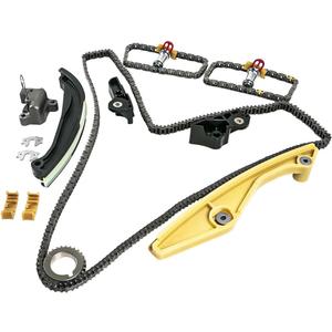 Engine Timing Chain Kit with Tensioner & Guide Compatible with 2011-2017 F150 Flex Taurus Edge Explorer Mustang Lincoln MKS MKX MKZ 3.7L 3.5L