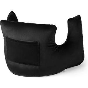Pillow for Post Surgery Recovery, Breast Surgery Pillow with Pocket, Chest Support for Mastectomy, Lumpectomy, Reconstruction, Breast Cancer, Heart Surgery, Abdominal Surgery(Black)