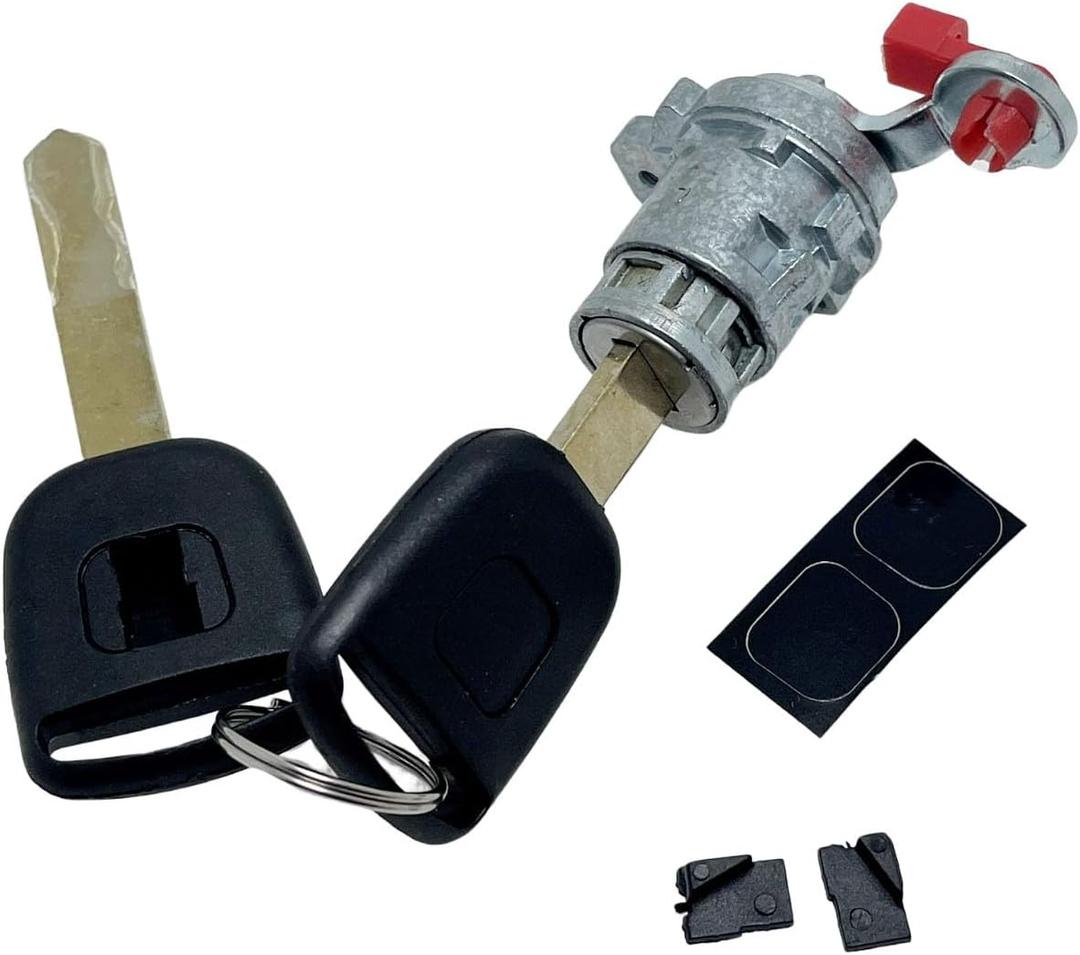 Front Left Door Lock Cylinder with Keys 72185S9VA21 Compatible with 2003-2008 Pilot
