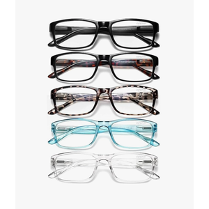 Gaoye Professional Reading Glasses for All Day - Computer Readers with Blue Light Protection - Value Pack 1.75