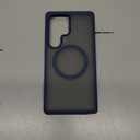 TORRAS for Samsung Galaxy S25 Ultra Case, Fit for MagSafe, 4X Military Grade Protection, Translucent Slim Magnetic Shockproof TPU/PC Case for Samsung S25 Ultra Case, Navy Blue