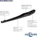 Rear Wiper Arm Blade Set for BMW X3 E83 2004-2010 Rear Windshield Wiper Arm Blade Assembly 61623400708