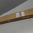 Heavy Duty Non- Adjustable 96 In/8Ft Curtain Rods for Windows, Brushed Gold
