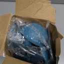 MIBOTE 17 Pcs Silicone Cooking Kitchen Utensils Set with Holder, Wooden Handles BPA Free Silicone Turner Tongs Spatula Spoon Kitchen Gadgets Utensil Set for Nonstick Cookware (Blue)