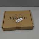 Mkono Necklace Holder Metal Jewelry Display Stand Necklace Organizer with 22 Hooks for Storage and Hanging Bracelet Keychain Home Room Decor for Women, Gold