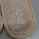 COFACE Womens Slippers with Arch Support Comfy Open Toe Fuzzy Woman House Shoes Plantar Fasciitis Orthotic Ladies Slippers Indoor (8.5, Beige)