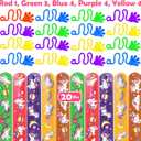 [ 6 Surprise Golden Eggs ] 100 Pack Prefilled Easter Eggs with Assorted Toys Inside, 100 Plastic Easter Eggs Fillers with Fidget Toys, Easter Basket Stuffers Easter Party Favors for Kids Boys Girls