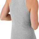 Hanes Men's Moisture-Wicking Ribbed, Lightweight Cotton Tank Undershirts, 6-Pack, Black/Grey Assorted 6-pack, 3X-Large