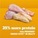 Pedigree High Protein Dog Food, Adult Wet Dog Food Pouches, Chicken & Turkey, 3.5 oz. Pouches, 16 Count