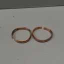 BioMag 2 Pcs Magnetic Copper Bracelet for Women Men, 99.99% Pure Copper Cuff Bangle with with 12 Pcs 3500 Gauss Magnets, Adjustable Size, Floral Vine Design