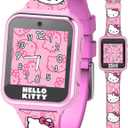 Hello Kitty Kids Smartwatch - Interactive Touchscreen with 10 Watch Faces, Camera, Games, Alarm, Step Tracker & More - Fun Gift for Girls with Pink Silicone Strap - Fits Wrists 5.5'' to 8.0"