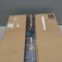 MAGCOMSEN Womens Ski Jacket Waterproof Insulated Snow Jacket Warm Windproof Winter Coats with Hood Fleece Lined Jacket (XX-Large, White Black)