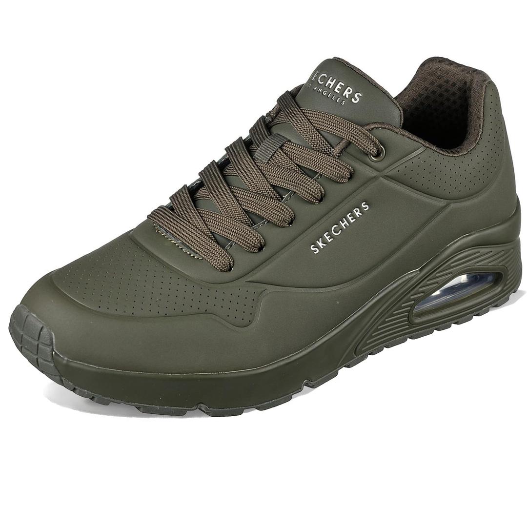 Skechers Men's Uno Stand On Air Sneaker | Casual Shoe, Air-Cooled Memory Foam, Skech-Air, Visible Airbag Midsole, 10
