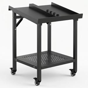 Heavy Duty Dumbbell Rack Stand with Kettlebell Storage Tray Shelf 2-3 Tier