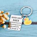 ZZP Stocking Stuffers for Teen Girls Boys, Popular Gifts for College Boys Girls, Duck Keychain Duck Gifts for Women, Postive Lucky Ducks Charms Ducking Key Chain