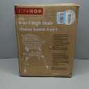 Skip Hop Baby High Chair 4 in 1 Convertible High Chair, EON, Grey/White