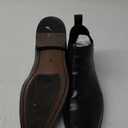 Jousen Chelsea Boots Men Polished Leather Dress Boots Stylish Classic Retro Slip On Boots for Men 9
