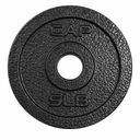Standard Solid Cast Iron Weight Plates 5LB-for &Dumbbell Handles , 11pcs