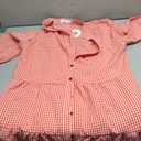 CCTOO Women's Summer Dresses Casual V Neck Button Down 3/4 Sleeve Floral Print Loose Flowy Shirt Dress, L