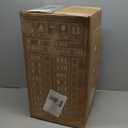 3 Tier Round Nightstand with Drawer, White Round Side Table Small Plastic Storage End Table Suitable for Bedroom, Living Room, Bathroom