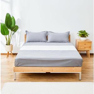 GroundingWell Grounding Sheet, Fits All Bed Sizes, Organic Cotton + Silver Fiber, 20" x 104"