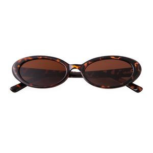 MIYYA 90s Sunglasses for Women Men Retro Small Oval Sunglasses