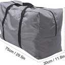 Life Large Capacity Inflatable Boat Canoeing Storage Bag Carrying Bag Pouch Foldable Storage Bag Organizer in Gray