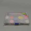 1 Inch (25mm) 15 Colors Assorted Buttons 2 Holes Resin Button for Sewing and Craft Pack of 105pcs (Each Color 7 PCS)