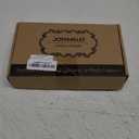 Joyhalo 2 Pack Halloween Garland, 5.7FT Black Leaf Garland for Mantle, Artificial Hanging Black Maple Leaves Vines, Spooky Halloween Outdoor Floral, Haunted Mansion, Fireplace, Fall Decor