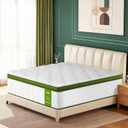 Twin Mattress 10 Inch - Twin Size Memory Foam Mattress in a Box with Individually Pocket Springs, Hybrid Gel Foam Mattresses Medium Firm, Fiberglass Free and Pressure Relief for All Sleep Positions