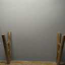 Vintage Elm Wood Bench – Rustic Schoolhouse Style Accent – 42–47" Long