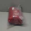 KingCamp Ultralight Camping Blanket, Packable Down Alternative Puffy Wearable Blankets Weatherproof Warm Package Quilt with Snap Buttons for Outdoor Hiking Travel, Picnic Stadium, (69" x 53" Crimson)