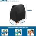 AKEfit Kids Water Table Cover Fits Rain Showers Splash Pond Water Table for Toddlers, Waterproof Dustproof Outdoor Toys Cover-Cover Only, Black