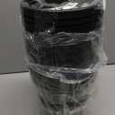 Anyumocz 120Pcs 0.5 Gallon Plant Nursery Pots,Plastic Pots with Drainage Holes,Garden Flower Container Seedling Pot for Planting,Transplanting,Succulents,Cuttings(Black