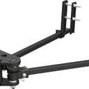 CURT 17499 TruTrack Light-Duty Trunnion Bar Weight Distribution Hitch with Sway Control, Up to 8,000 lbs., 2-Inch Shank