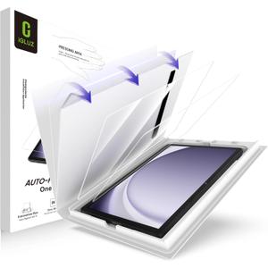 iGluz 2 Pack 9H Tempered Glass Screen Protector for Samsung Galaxy Tab A11 Plus/A9 Plus (11 inch) with Easy-Install Alignment Tray,A11 +/A9 +,Bubble Free,HD Clear,Scratch Resistant,S Pen Compatible
