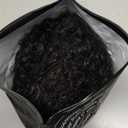 Alebery 27 Inch Drawstring Ponytail Extension for Black Women Deep Curly Ponytail Extension Synthetic Mixed with Human Hair Hairpieces Afro Kinky Curly Pony Tail for Daily Use (Black)