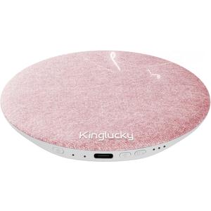 Kinglucky Pillow Speaker for Sleeping, Mini Bluetooth Speaker Under Pillow with Built-in Pink Noise White Noise Sound Machine for Sleeping, Headphone-Free Sleep Speaker for Side Sleeper Pink