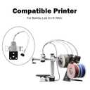 HzdaDeve Heating Assembly Kit for A1 Mini/A1 Hot End Heating Component with Heater Cartridge and Thermistor Temperature Sensor Heat-Insulating Base Clip for Bambu Lab 3D Printer Accessories