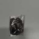 uxcell 1 Yard 3 Rows Crystal Rhinestone Close Chain Trim, Crystal Rhinestone Diamond Strips Rhinestone Bling Sewing Embellishments (9mm, Black Rhinestone with Grey Base)