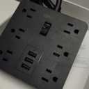 JouleLoom 6 FT Flat Plug Surge Protector Power Strip,11 Multiple AC Outlets with 6 USB Ports (2 USB C), 6 Feet Extension Cord, 1250W/10A, One Touch Switch Button, 17 in 1 Compact powerstrip