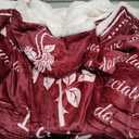 Mothers Day Gifts for Mom, Wearable Hoodie Blanket for-Mothers, Mom blanket Gifts from Daughter, Son, Husband, Sherpa Fleece Mother Blankets, Soft Birthday, Wife, Mama, Red (50*70)