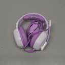 Gaming Headset with Microphone for Pc, Xbox One Series X/s, Ps4, Ps5, Switch, Stereo Wired Noise Cancelling Over-Ear Headphones with Mic, RGB, for Computer, Laptop, Mac, Nintendo (White Purple)