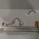 Ivilon Drapery Window Curtain Rod - End Cap Style Design 1 Inch Pole. 72 to 144 Inch Color Brushed Nickel