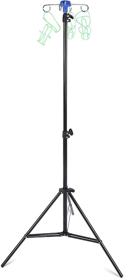 Portable IV Pole Drip Bag Stand Intravenous Foldable Pole Stand,Foldable IV Pole, IV Poles Portable, for Clinic Home Care Travel