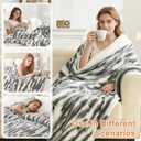 Heated Blanket Full - 72"x84" Fast Heating Bed Electric Blankets with 6 Heating Levels & 10 Hours Auto Off, Soft Ribbed Faux Fur Sherpa, Over-Heated Protection ETL, Dark Gray