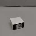 Big Size Velvet Metal Glossy with LED Jewelry Gift Box for Proposal, Engagement, Wedding - Suitable for a pair of rings