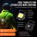 TDC Head Lamp Led Rechargeable Super Bright - USB-C Headlamp for Adults - Head Lights for Forehead - 1080 Lumen Head Flashlight - 10HR Battery for Hardhat, Camping, Hunting, Work