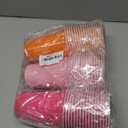 Whaline 60 Pcs Colored Plastic Cups 16 Oz Light Pink Hot Pink Orange Plastic Cups Disposable Cup for Wedding Birthday Party Supplies
